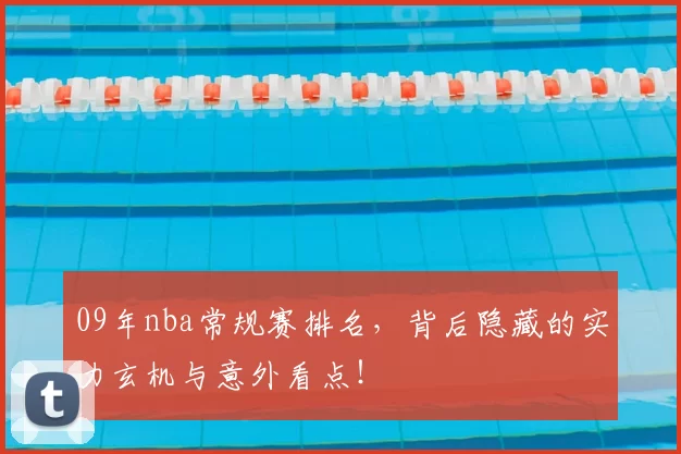 09年nba常规赛排名，背后隐藏的实力玄机与意外看点！