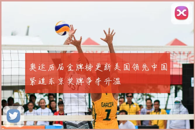 奥运历届金牌榜更新美国领先中国紧追东京奖牌争夺升温